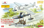 AMO-NA72008 Floats & trolley for Fw-190W-2 fighter