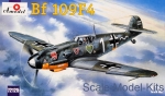 Fighters: Messerschmitt Bf-109F-4 WWII German fighter, Amodel, Scale 1:72