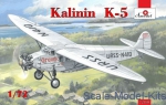 Civil aviation: Kalinin K-5 Soviet airliner, Amodel, Scale 1:72