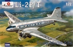 Civil aviation: Lisunov Li-2P/T Soviet passenger aircraft, Amodel, Scale 1:72