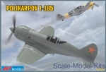 Fighters: Polikarpov I-185 Soviet fighter, ART Model, Scale 1:72