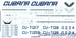 BOA-14483 Decals for Ilyushin IL-62M Cubana