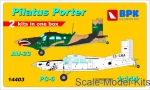 BPK14403 Pilatus Porter PC-6 & Au-23 (2 sets in the box), set 1