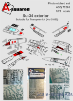 DAN-ASQ72001 Photoetched: Su-34 exterior