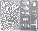 Photoetched: Stencil for applying traces spatters and stains #2