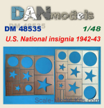 DAN48535 Stencil for U.S. National insignia, 1942-43