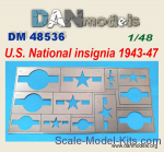 DAN48536 Stencil for U.S. National insignia, 1943-47