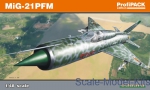 Fighters: Mikoyan MiG-21 PFM, Profipack edition, Eduard, Scale 1:48