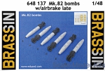 EDU-648137 Brassin 1/48 Mk.82 bomb w/ airbrake, late