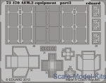 Photoetched set 1/72 Sea King AEW.2 equipment part2, for CyberHobby kit