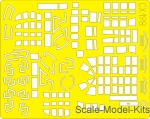 Photo-etched parts: Mask 1/72 Petlyakov Pe-8 (Amodel), Eduard, Scale 1:72