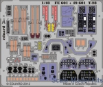 Photo-etched parts: Photoetched set 1/48 T-28 S.A., for Roden kit, Eduard, Scale 1:48