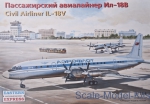 Civil aviation: Civil Airliner IL-18V, Eastern Express, Scale 1:144