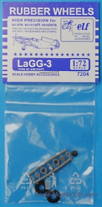Detailing set: Rubber wheels for LaGG-3, ELF, Scale 1:72