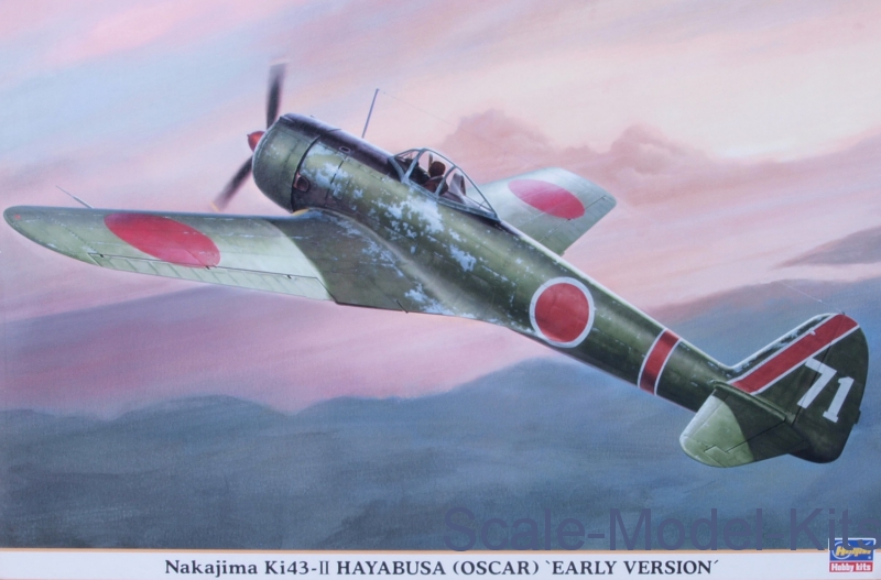 Nakajima Ki-43-II Hayabusa Oscar (Early Version)-Hasegawa plastic scale ...