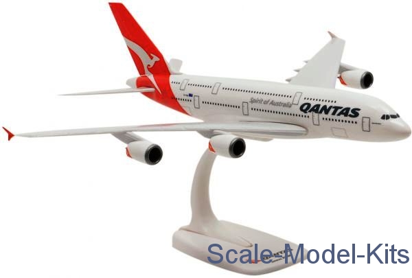 Herpa - Qantas Airbus A380-800 - plastic scale model kit in 1:250 