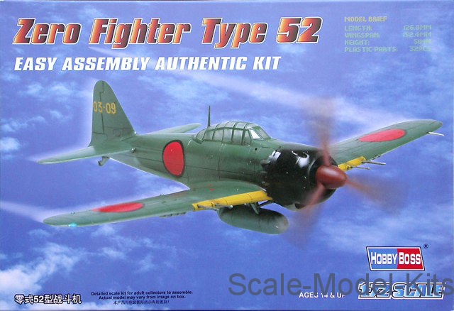 Hobby Boss - Zero Type 52 - plastic scale model kit in 1:72 scale ...