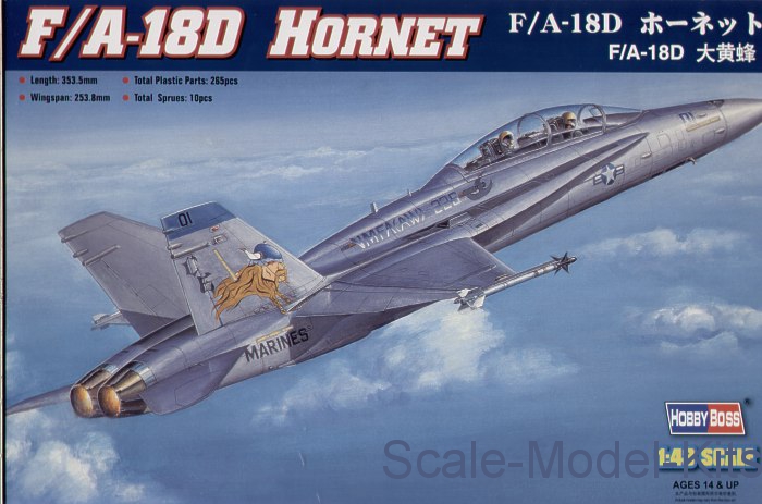 Hobby Boss - 1/48 Hobby Boss 80322 - McDonnell Douglas F/A-18D Hornet ...