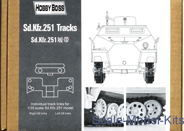 Hobby Boss - Tracks for Sd.Kfz. 251 - plastic scale model kit in 1