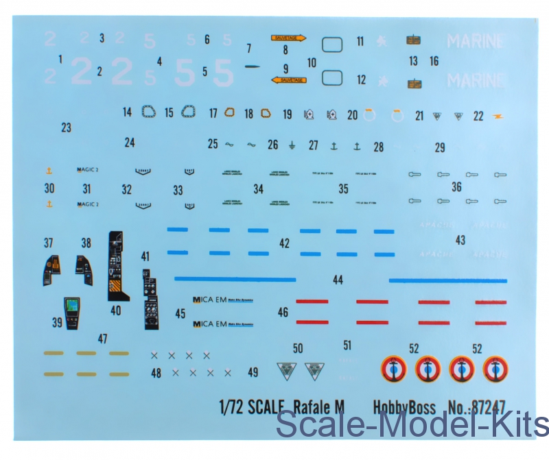 Hobby Boss - 1/72 Hobby Boss 87247 - Rafale M - plastic scale model kit ...