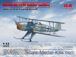 ICM32029 Bücker Bü 131D (winter version) WWII German Training Aircraft