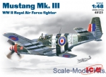 ICM48123 Mustang Mk.III WWII RAF fighter