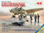 ICM48229 Ju 88A-4 with German Ground Personnel and Torpedo Trailers