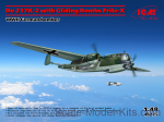 ICM48275 Do 217K-2 with Gliding bombs Fritz-X WWII German bomber