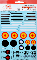 ICMD3203 I-16 type 10 Spanish AF (after 1939)