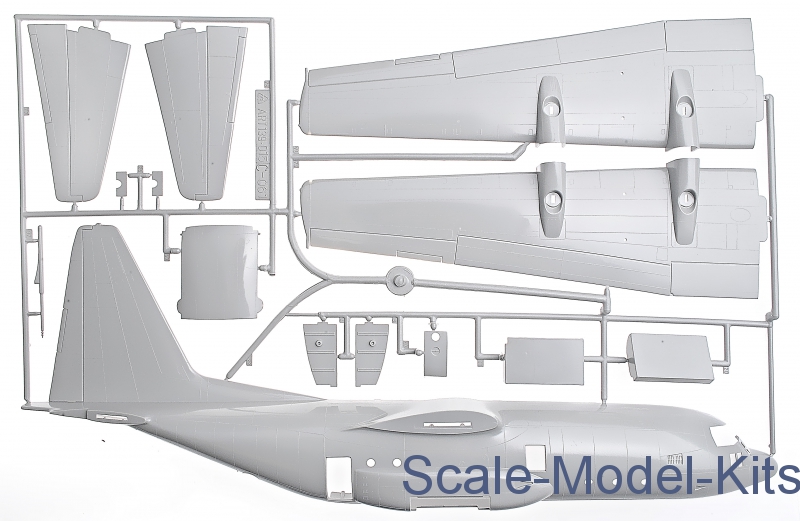 Mc-130H Hercules Combat Kit 1:72 Italeri IT1369 Model 