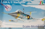 Fighters: F-104 A/C Starfighter, Italeri, Scale 1:72