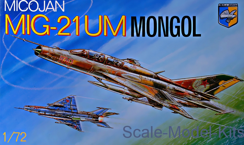RV Aircraft 1/72 MiG-21 UM plastic kit 