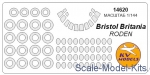 KVM14620 Mask for Bristol 175 Britania and wheels masks (Roden)