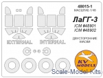 KVM48015-01 Mask for LAGG-3 (all mods / double sided) + wheels (ICM)