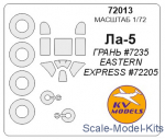 KVM72013 Mask for La-5 and wheels masks (Gran)
