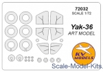 KVM72032 Mask for Yak-36 and wheels masks (Art Model)