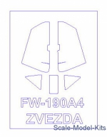 KVM72094 Mask for Fw-190A4 (Zvezda)