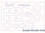 Decals / Mask: Mask for Su-27 and wheels masks (Zvezda), KV Models, Scale 1:72