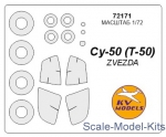 KVM72171 Mask for Su-50 (T-50) and wheels masks (Zvezda)