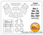 KVM72201 Mask for Mil Mi-1M and wheels masks (Amodel)