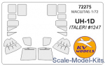 KVM72275 Mask for UH-1D, Italeri kit