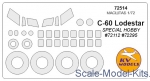 KVM72514 Mask for Lockheed C-60 Lodestar and wheels masks (Special Hobby)