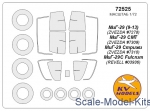 KVM72525 Mask for MiG-29 (9-13) and wheels masks (Zvezda)