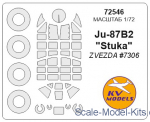 KVM72546 Mask for Ju-87B2 and wheels masks (Zvezda)