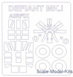 KVM72688 Mask for Boulton Paul Defiant Mk.I + wheels masks (for model produced 2015) (Airfix)