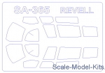 KVM72718 Mask for SA 365 / SA 365N Dauphin 2 (Matchbox/Revell)