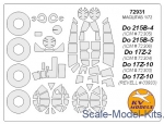 KVM72931 Mask for Do-17Z-2/ Do-17Z-10 + wheels, ICM kit