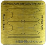 LMG-A4824 Luftwaffe 250kg SC250 2 Bomb Fins