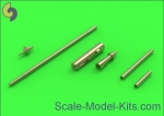 AM-72-070 MiG-15 & MiG-15bis - gun barrels set, antenna base & Pitot Tube