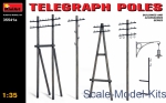 Other structures: Telegraph poles, MiniArt, Scale 1:35